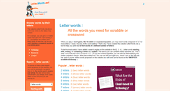 Desktop Screenshot of letterwords.net